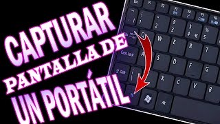 Como Capturar la Pantalla de un Portatil [upl. by Acisseg138]