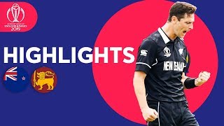 Henry Takes 3 In Big Win  New Zealand vs Sri Lanka  Match Highlights  ICC Cricket World Cup 2019 [upl. by Pazit589]