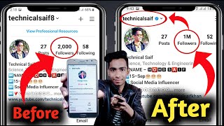 Instagram Par Followers Kaise Badhaye  How To Increase Followers On Instagram  Funsta App [upl. by Nirtiak]