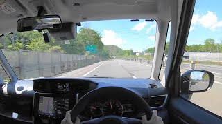 【Test Drive】2021 TOYOTA ROOMY Custom 10L 4WD  POV Drive [upl. by Emina]