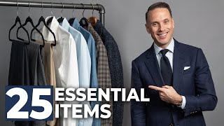 The ULTIMATE Beginner’s Capsule Wardrobe  25 Men’s Wardrobe Essentials [upl. by Higgins]