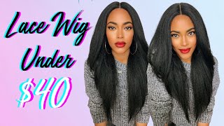 Synthetic Lace Front Wig Review amp Install  Amazon Wig  Outre Neesha 203  Jasmine Defined [upl. by Anifesoj659]