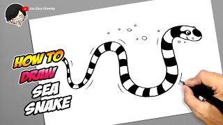 How to draw Sea Snake [upl. by Mcgraw]