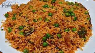 Quick Lunchbox Recipe Green Peas Rice Matar Pulao Recipe [upl. by Aufa]