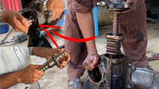 Hino Steering Gear Box Rebuild How to Repair Gear Box  Amazing Work [upl. by Ricky]