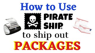 How to Ship Using Pirate Ship Perfect for Mercari Packages [upl. by Omarr]