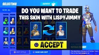 HOW TO TRADE SKINS IN FORTNITE FORTNITE TRADING SYSTEM [upl. by Dugaid]