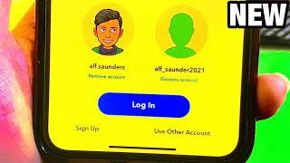 How To Have MULTIPLE SnapChat Accounts on ANY iPhone  Android EASY [upl. by Hedda]