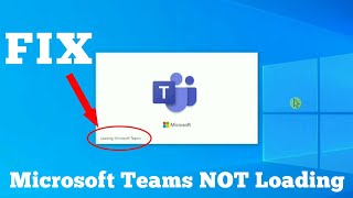 100 Fix  Microsoft Teams Stuck on Loading [upl. by Joly622]