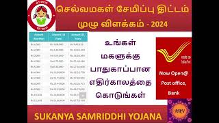 Sukanya Samriddhi Yojana SSA  Selvamagal Semippu Thittam Full Detail in Tamil 2024 [upl. by Wendt]