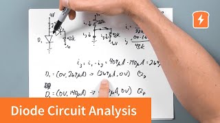 Solving Diode Circuits  Basic Electronics [upl. by Drareg700]