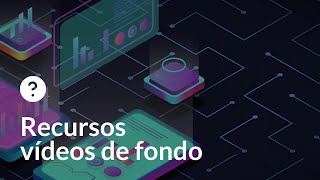 Recursos  Vídeos de fondo  Tecnología [upl. by Neelie307]