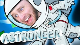 Astroneer  1  Coop Space Madness 4Player Astroneer Gameplay [upl. by Yremogtnom705]