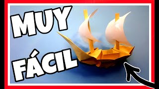 ✅ Como Hacer un Barco PIRATA de papel FACIL Paso a Paso 【ORIGAMI】 [upl. by Utir]