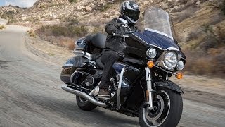 2014 Kawasaki Voyager 1700 ABS  VTwin Touring Part 1  MotoUSA [upl. by Rashida]