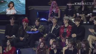 IDOLS REACT TO IZONE LA VIE EN ROSE  MAMA 2018 IN HONGKONG FULL BTSTWICECHUNGHASUNMIWJSN [upl. by Niki]