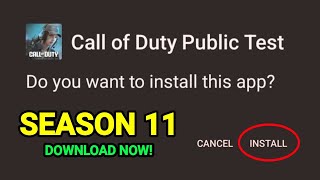 HOW TO DOWNLOAD TEST SERVER FOR GLOBAL IN COD MOBILE [upl. by Eentirb]