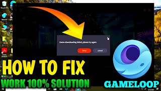 Game downloding failed please try again  Gameloop not downlod free fire [upl. by Loftus256]