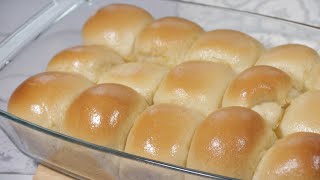 Easy BREAD ROLL Recipe NO MILK NO EGGS NO BUTTER  Best Dinner Roll Recipe  Petits Pains Moelleux [upl. by Elder]