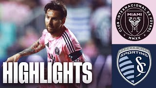 Inter Miami vs Sporting Kansas City Highlights  CONCACAF Champions Cup  FOX Soccer [upl. by Nolan]