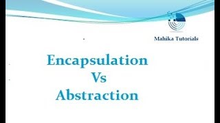 Java Interview 05  Encapsulation Vs Abstraction [upl. by Blondelle290]