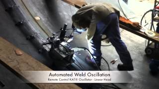 Penstock Welding Automation  KAT® Weld Oscillation Carriage  2013 [upl. by Griffith223]