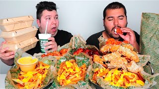 Orlins First Time Trying Wingstop • MUKBANG [upl. by Ynnohj109]