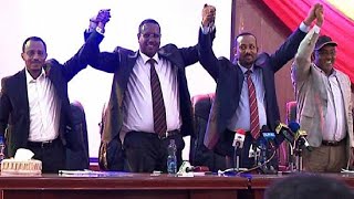 Ethiopia PM Abiy Ahmed visits Jijiga on OromiaSomali peace mission [upl. by Eikram841]