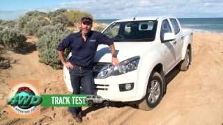 Isuzu DMAX Crew Cab Ute 2013  Track Test [upl. by Haimarej]