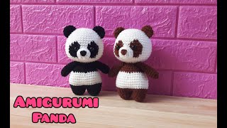 Amigurumi Panda  part 1 panda rajut original pattern by Ami Saigon [upl. by Demetria10]