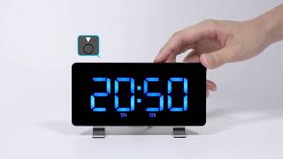 ELEGIANT EOX6607 Digital Alarm Clock [upl. by Adamis960]