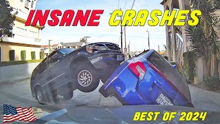 BEST OF CAR CRASHES 2024 [upl. by Notfilc932]