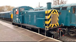 【British Railways】Class 03 Dieselmechanical Shunter Barrow Hill Roundhouse [upl. by Yann133]