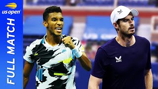 Felix AugerAliassime vs Andy Murray Full Match  US Open 2020 Round 2 [upl. by Elimaj]