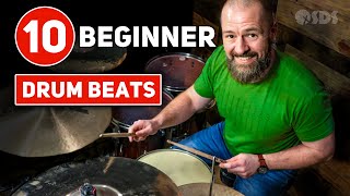 10 Beginner Drum Beats  Go From quotNoquot To quotProquot [upl. by Aeuhsoj]