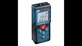 How to use Bosch GLM 40 Laser Line Measure [upl. by Arrol378]