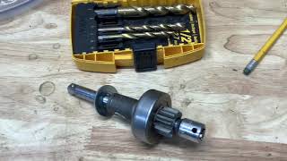 Small Engine Electric Starter For A Drill How To Build [upl. by Lyrem]