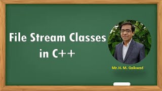 File Stream classes in C [upl. by Oswell]