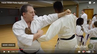 Heian Nidan Oyo  Bunkai Kata Application [upl. by Drusilla766]