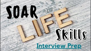 SOAR Life SkillsJob Interview Prep for Adults with Special NeedsDisabilities [upl. by Fenny]