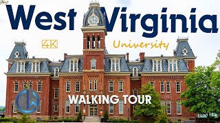 West Virginia University Campus 4K Walking Tour Morgantown WV 2021 [upl. by Ynnavoj189]