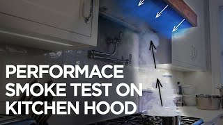 Performance smoke test on kitchen hood exhaust and make up air [upl. by Feilak268]