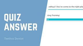 Teethyz Dentist Quiz Answers 2021  How to PASS your APPLICATION ROBLOX [upl. by Waltner]