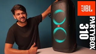 JBL PartyBox 310 Unboxing amp Review  18 Hour Battery Backup  240 Watt RMS  Bass Booster [upl. by Macmillan]