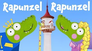 Rapunzel Cartoon  Silly Crocodile Fairy Tale for Kids [upl. by Ennovahc]