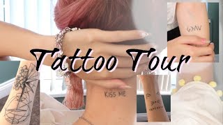 All About My Tattoos  YoChans Tattoo Tour ◕▽◕✿ [upl. by Odrahcir187]