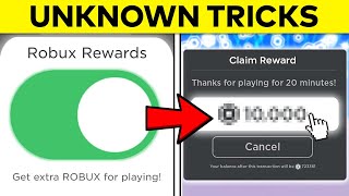 13 Unknown Free Robux Tricks Roblox [upl. by Dulciana863]