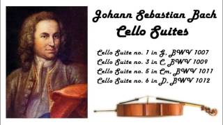 Johann Sebastian Bach  Cello suites in 432 Hz great for reading or studying [upl. by Carmita]