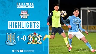 MATCH HIGHLIGHTS  Ballymena United 10 Glenavon [upl. by Avictor274]