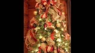 How to Decorate a wonderful Christmas tree Very easy DIY [upl. by Oalsecnew334]